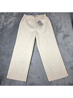 Everlane Pants Womens 14 Easy Canvas Pull On Straight Leg Organic Cotton Twill